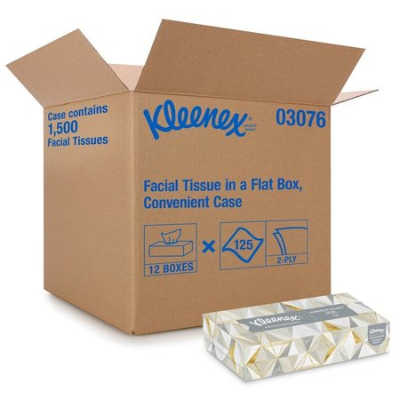 SCOTT Kleenex Professional 125 ct Facial Tissue 03076